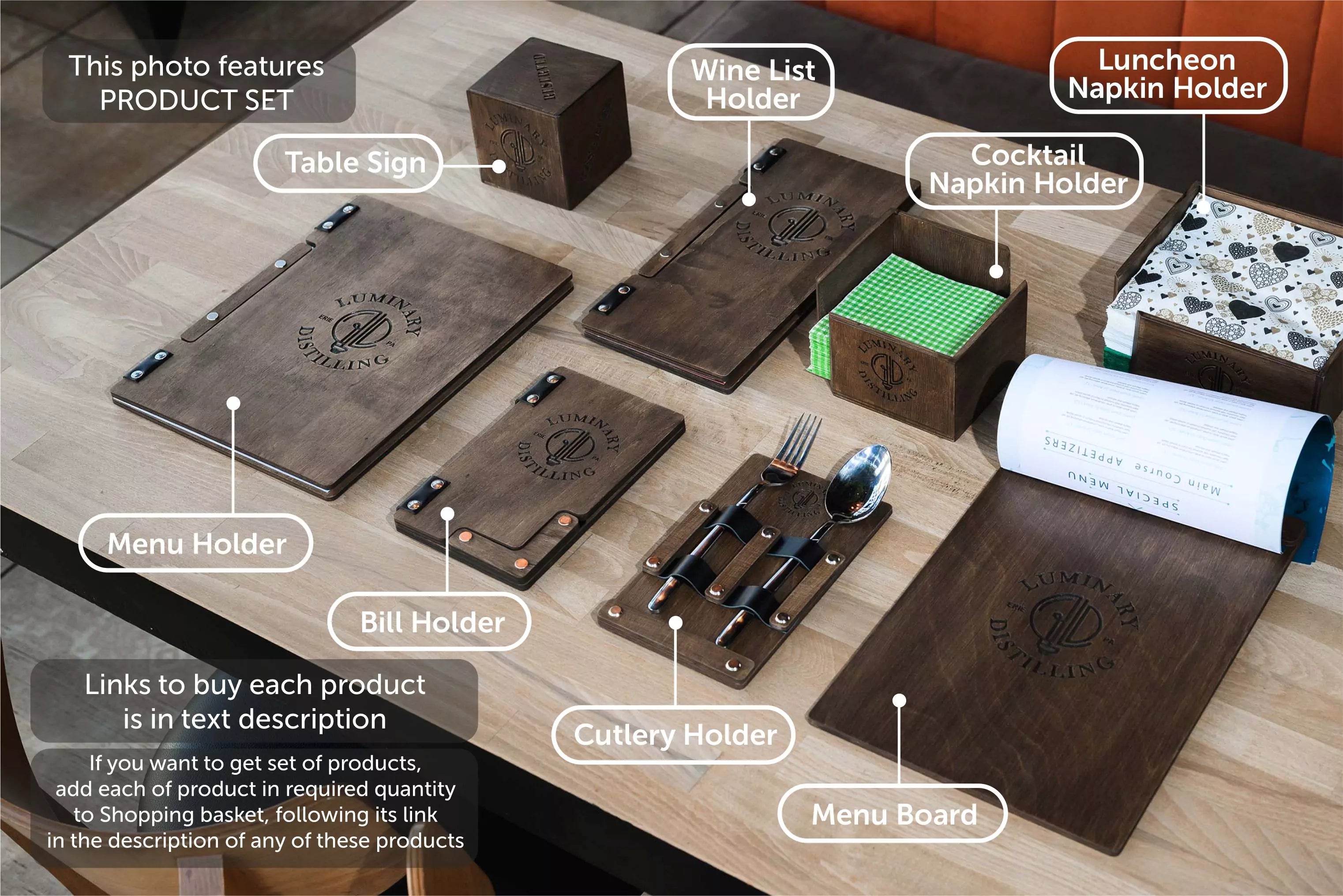 Wooden Hardcover Check Presenter