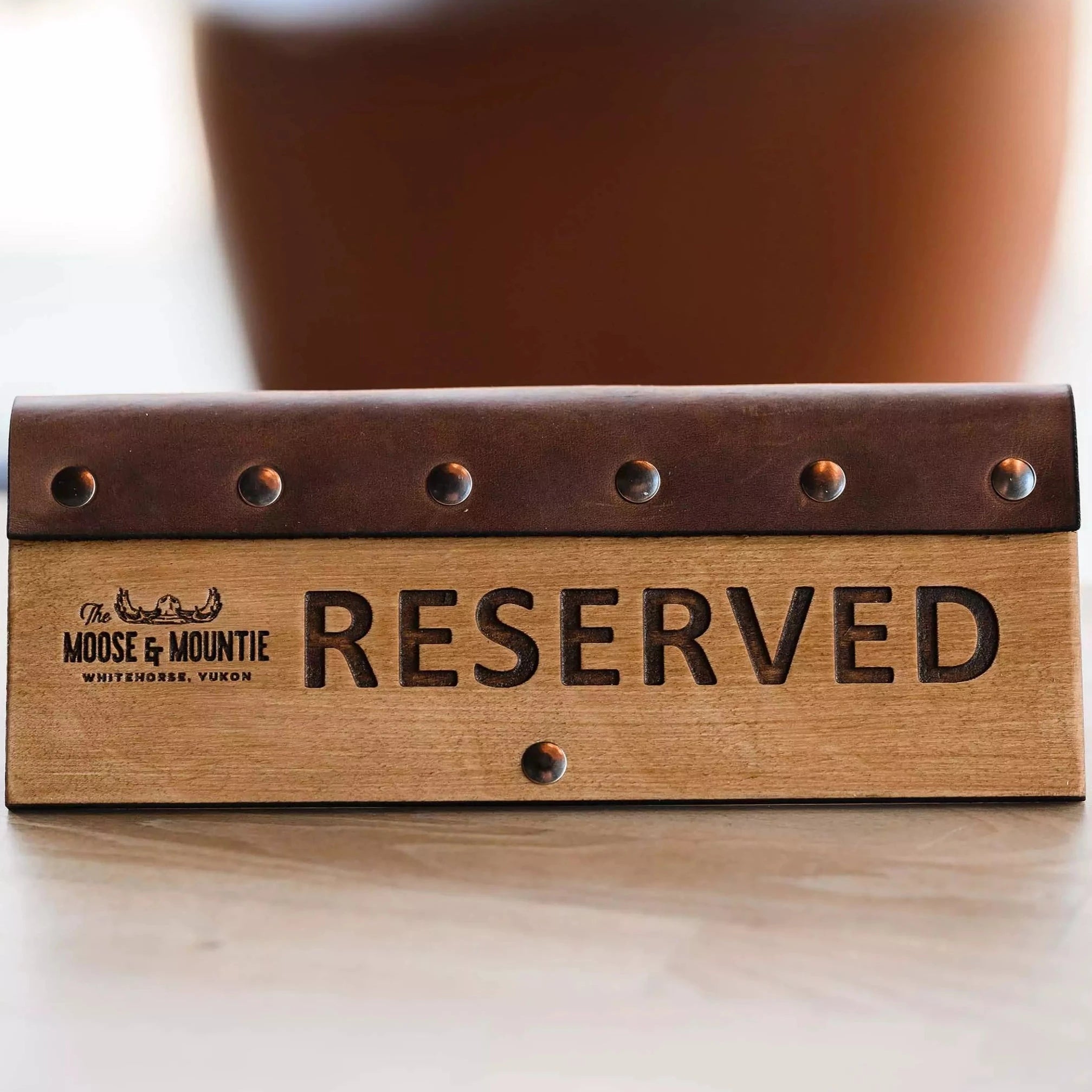 Restaurant Reserved Table Sign