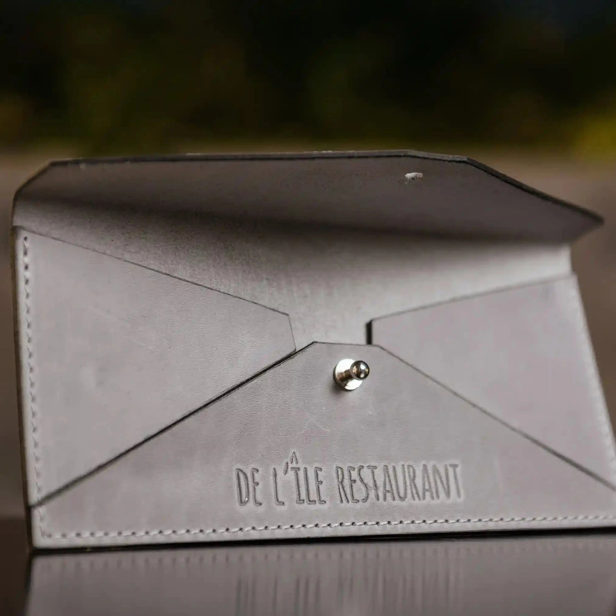 Leather Bill Holder Envelope